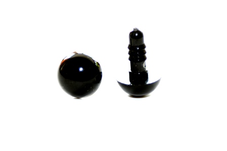 Safety Eyes for Toys - Black Plastic 5mm - 30mm EN71-3 & REACH - AMAZING  CRAFT