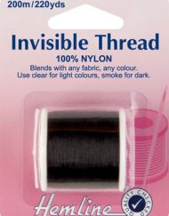 Hemline Invisible Thread Smoke