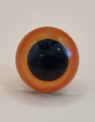 Amber Safety Eyes with black pupils for toy making.