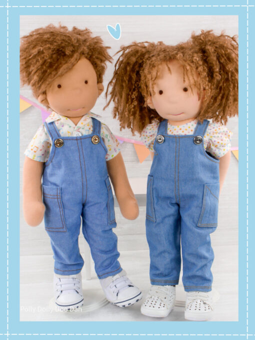 Ollie Dolly and Polly Dolly Doo Dah Waldorf inspired dollies