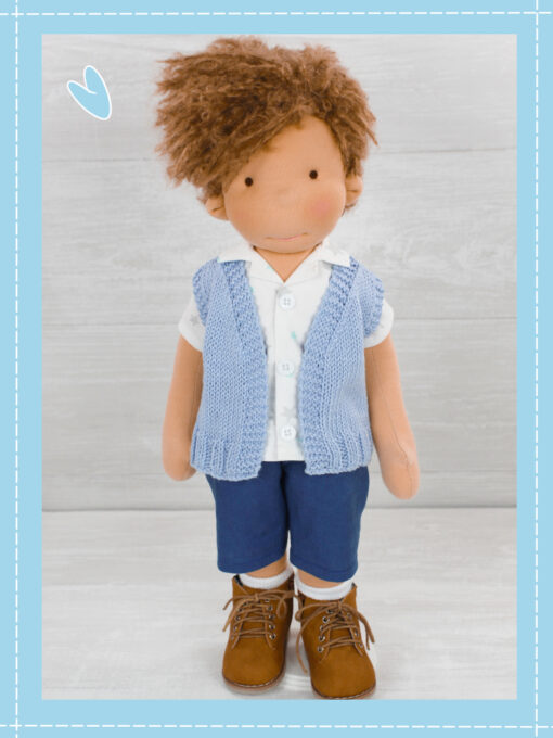 Ollie Dolly Doo Dah Waldorf inspired boy doll